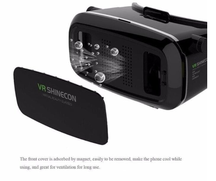 VR Shinecon Bluetooth Virtual Reality 3D Glasses Headset For 4.0-6.0 Inch Smart Phone With Remote